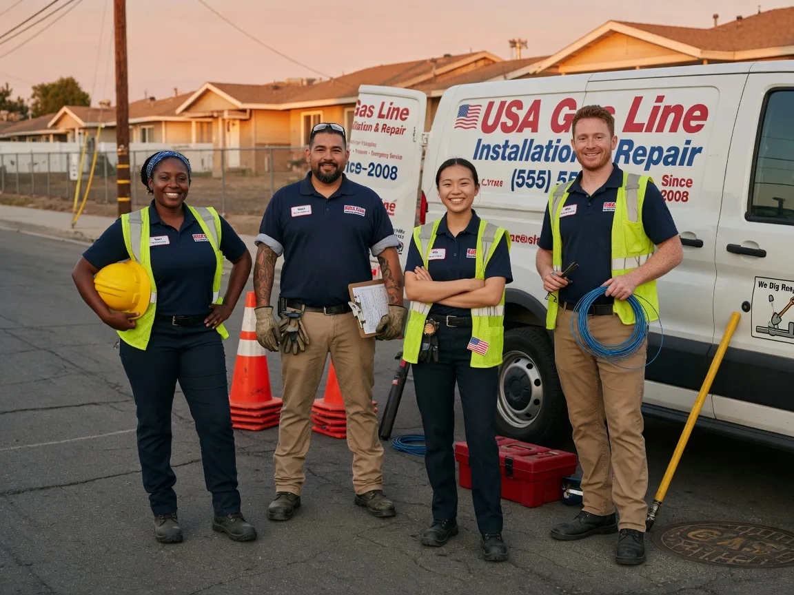 Gas Line Installation company in Lopez, PA